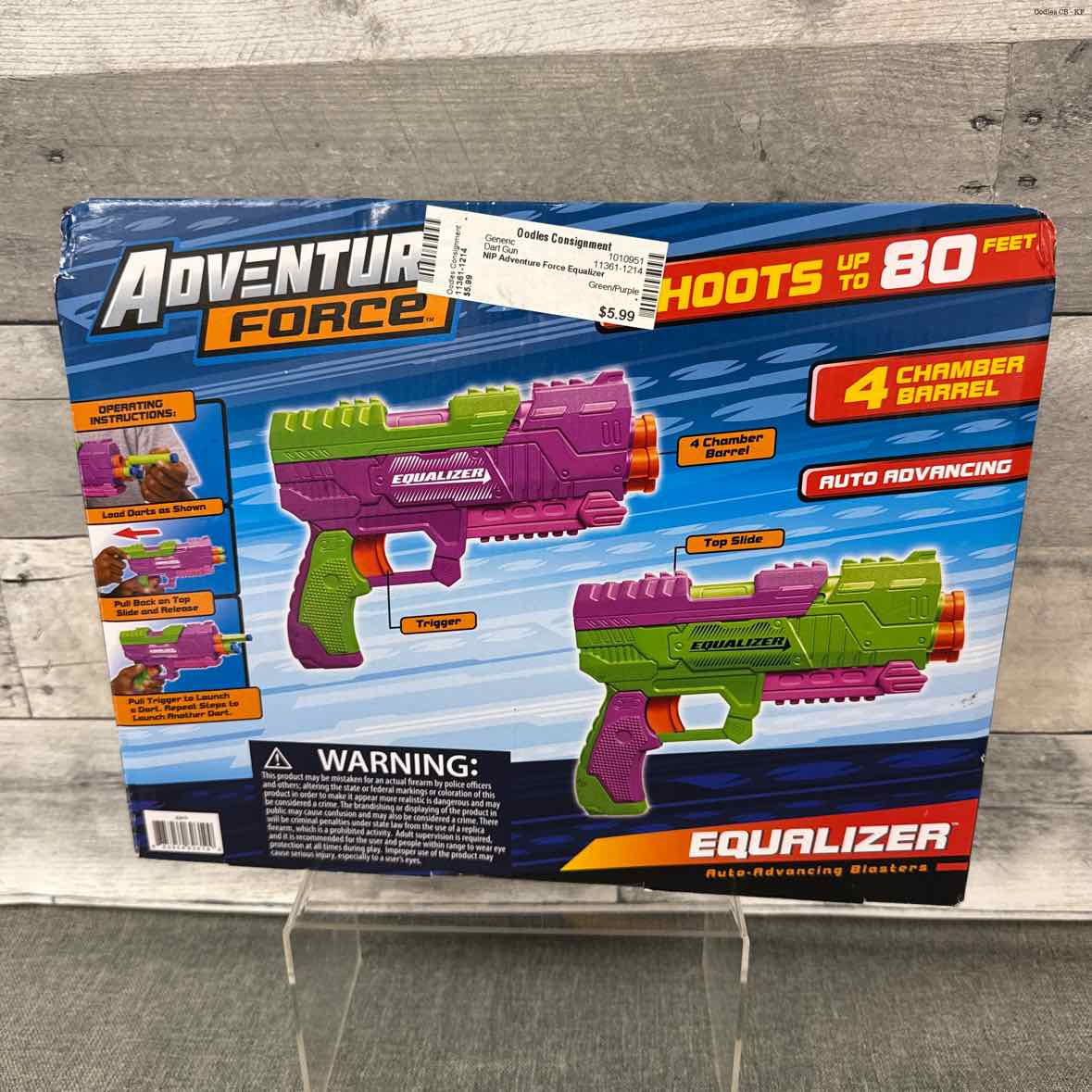 Generic Green/Purple Dart Gun