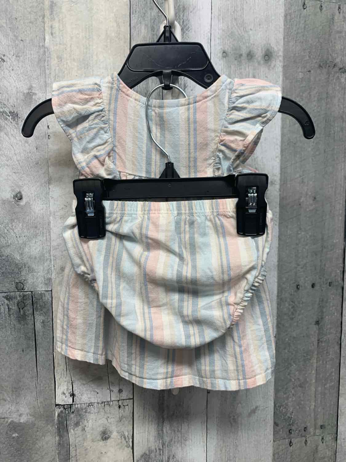 Size 3 Months Blue/Pink Carter's 2pc Dress