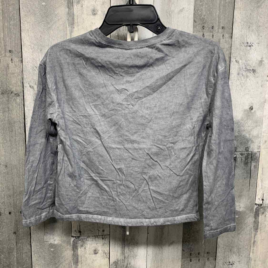 Size 6/6X Gray Graphic B Brand Long Sleeve Shirt