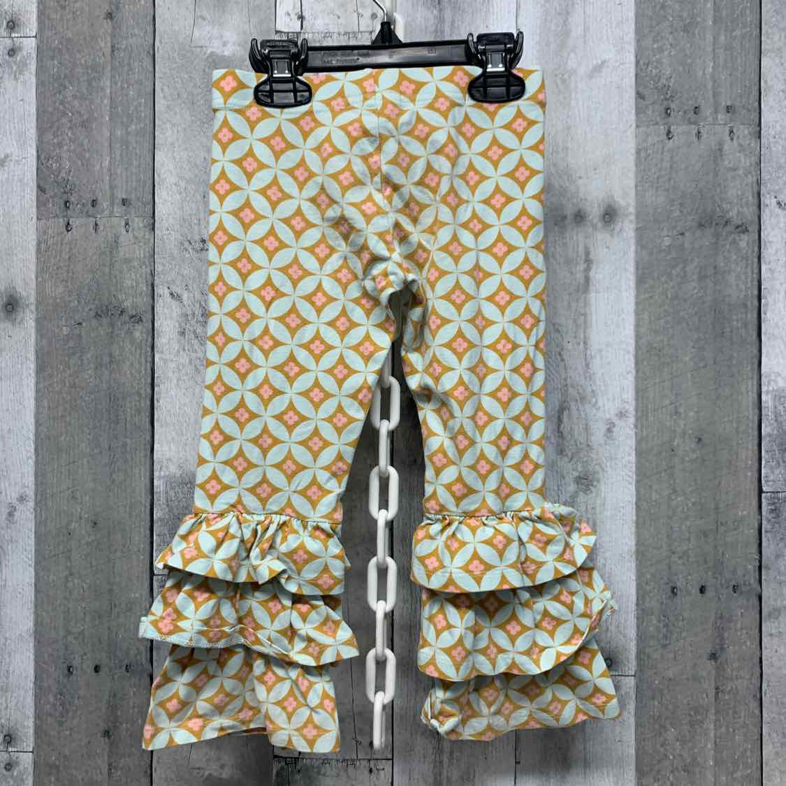 Size 2T Teal/Pink Matilda Jane Leggings