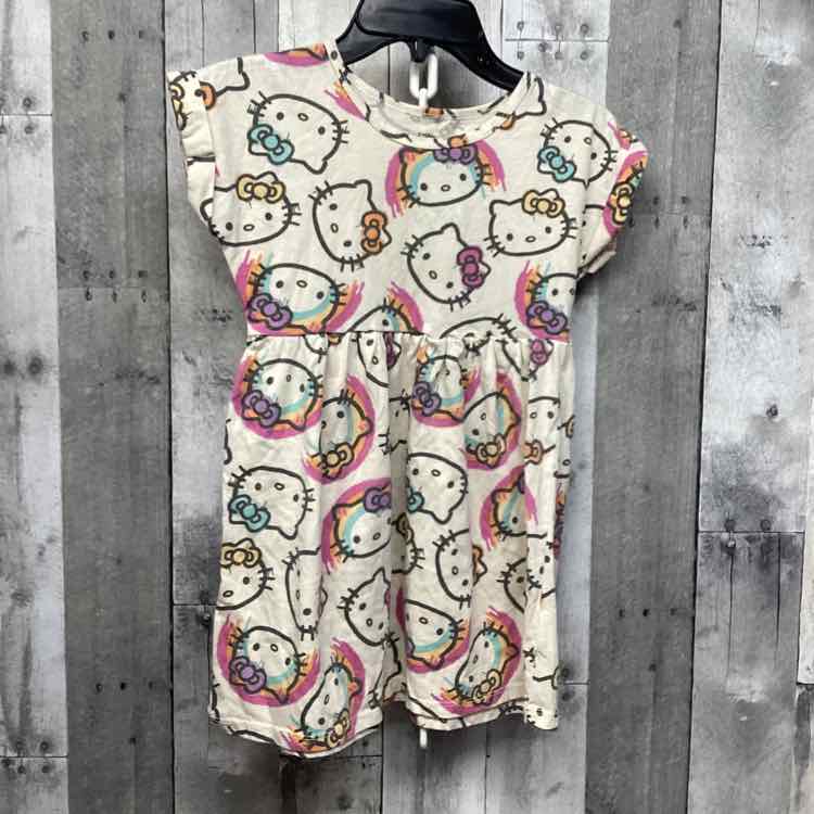 Size 6 Ivory/Purple Hello Kitty Dress - Knit