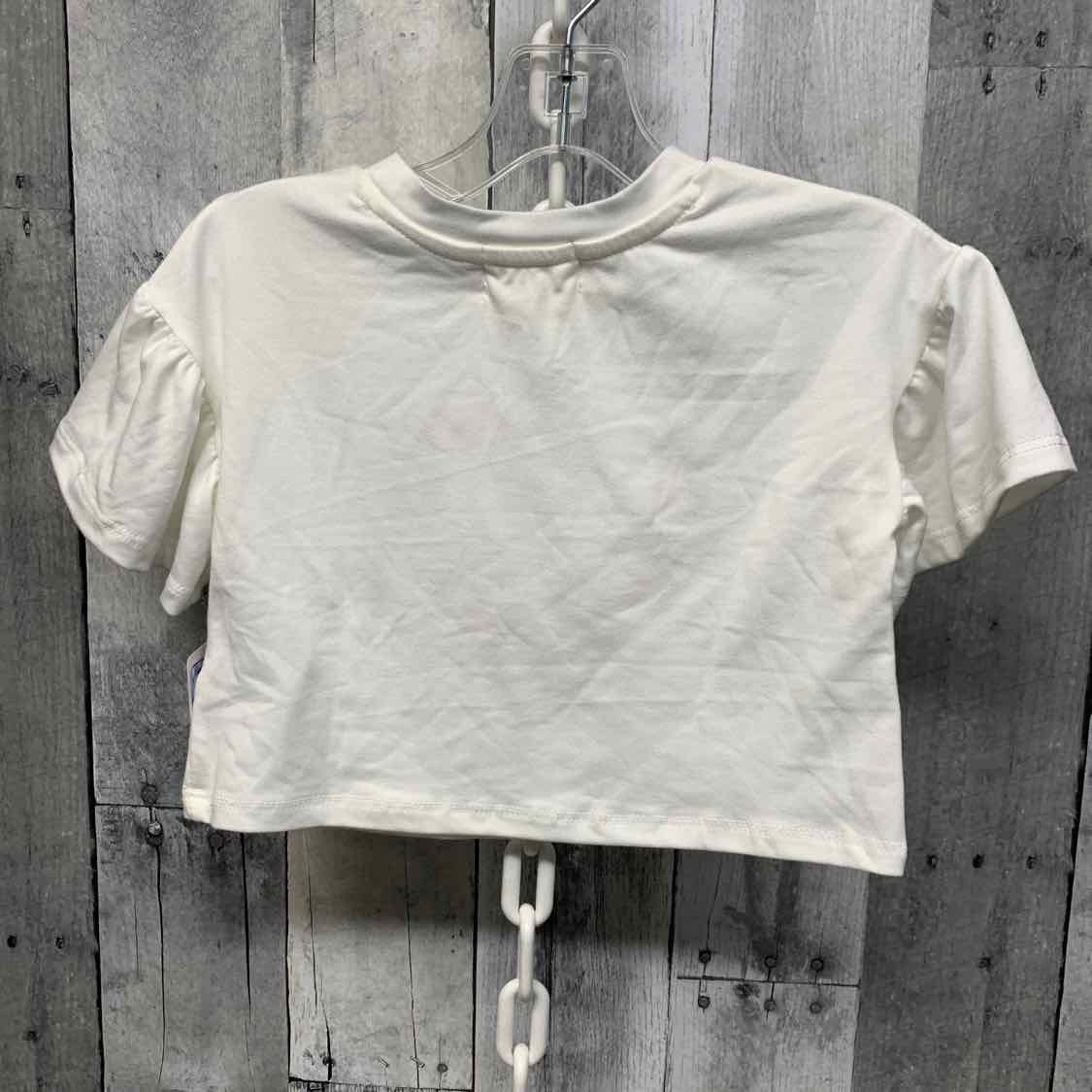 Size 2T White Graphic Btween T Shirt