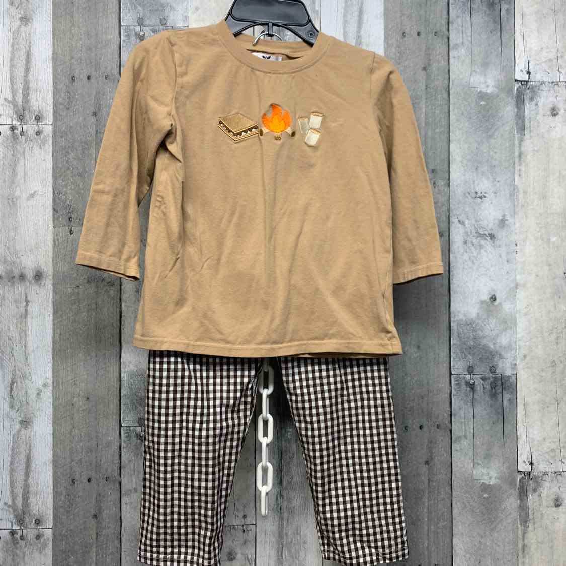 Size 5/6 Brown Boutique Brand Shirt/Pants
