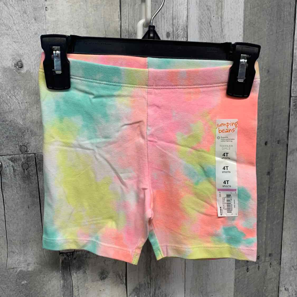 Size 4T Yellow/Pink Jumping Beans Shorts - Athletic - OodlesCB
