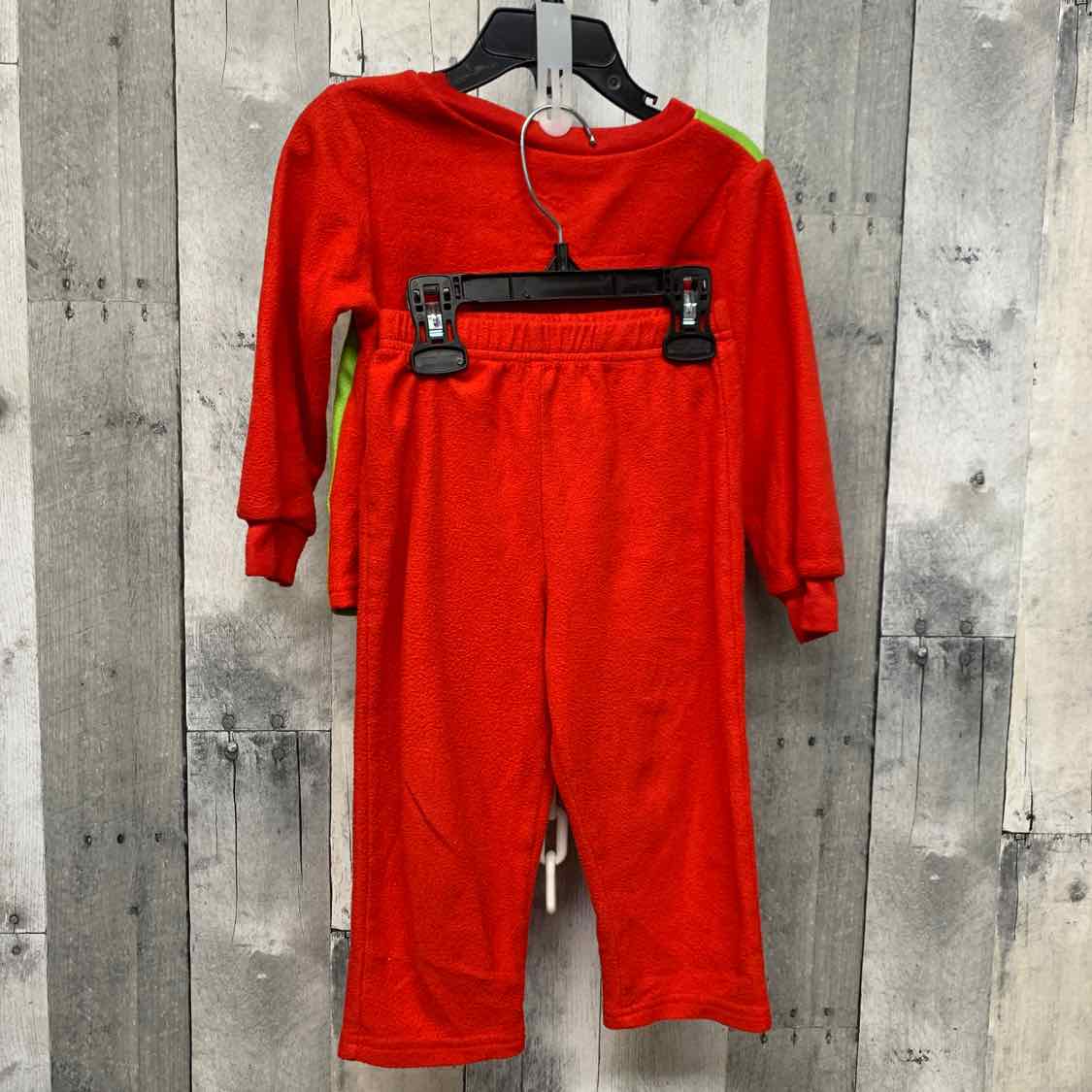 Size 3T Green/Red Dr Seuss 2pc PJs