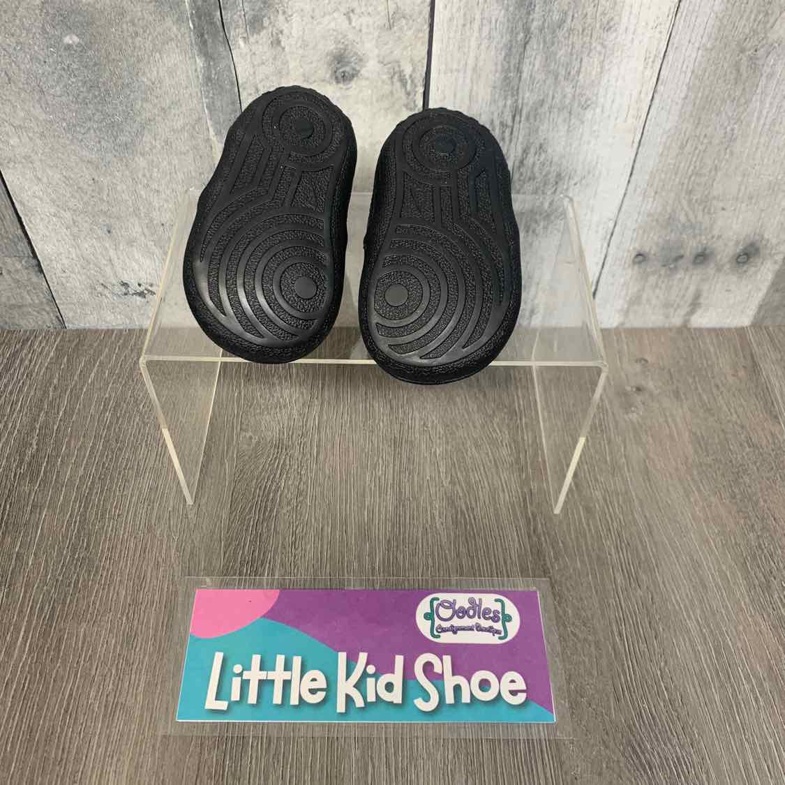 Size 1 Black Sport Brand Sneakers