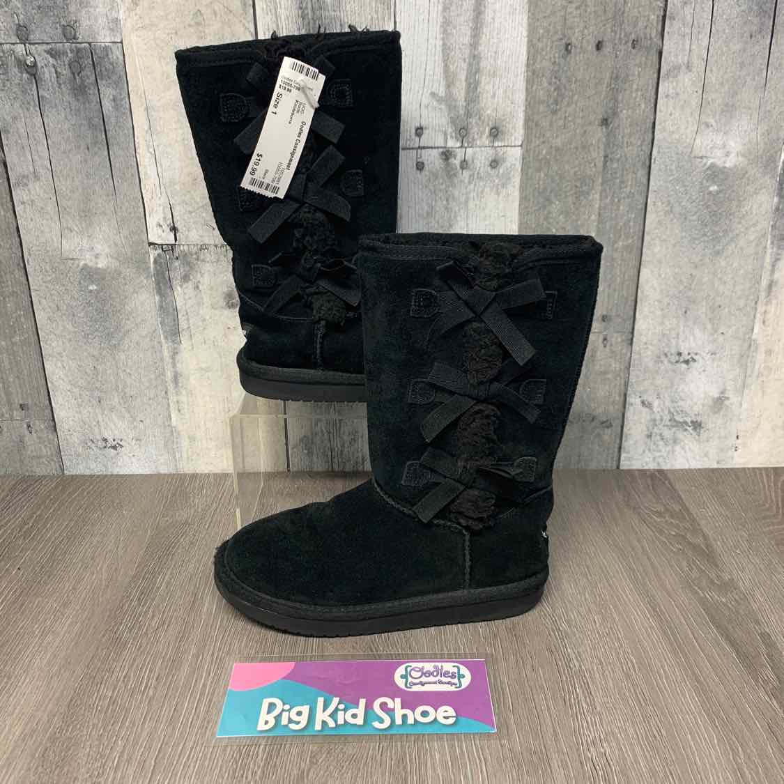 Size 1 Black UGG Boots