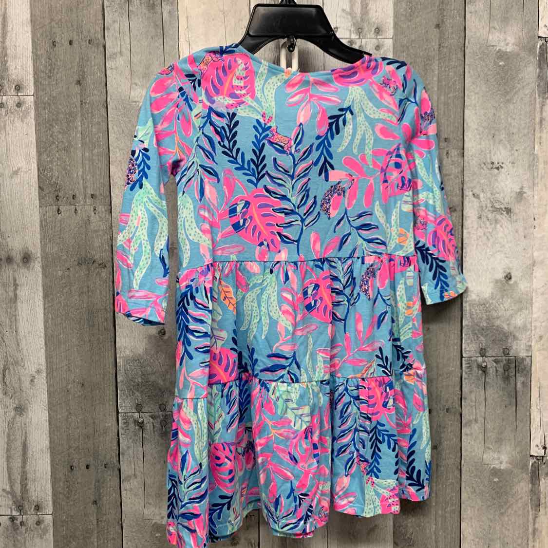 Size 6/7 Blue/Pink Lilly Pulitzer LS Dress