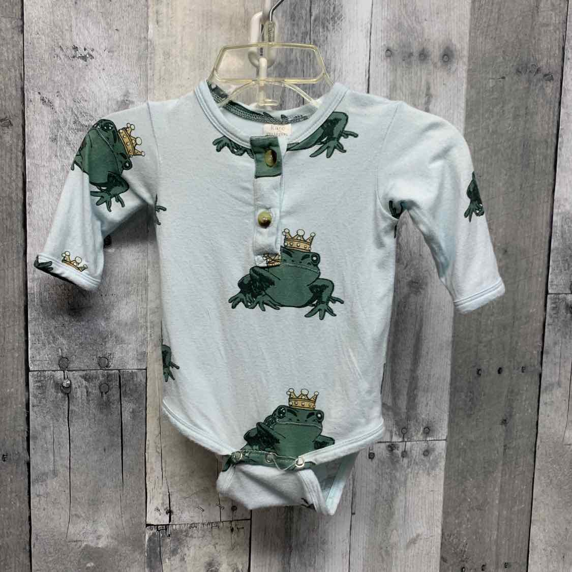 Size 0-3 Months Blue Print Kate Quinn Bodysuit