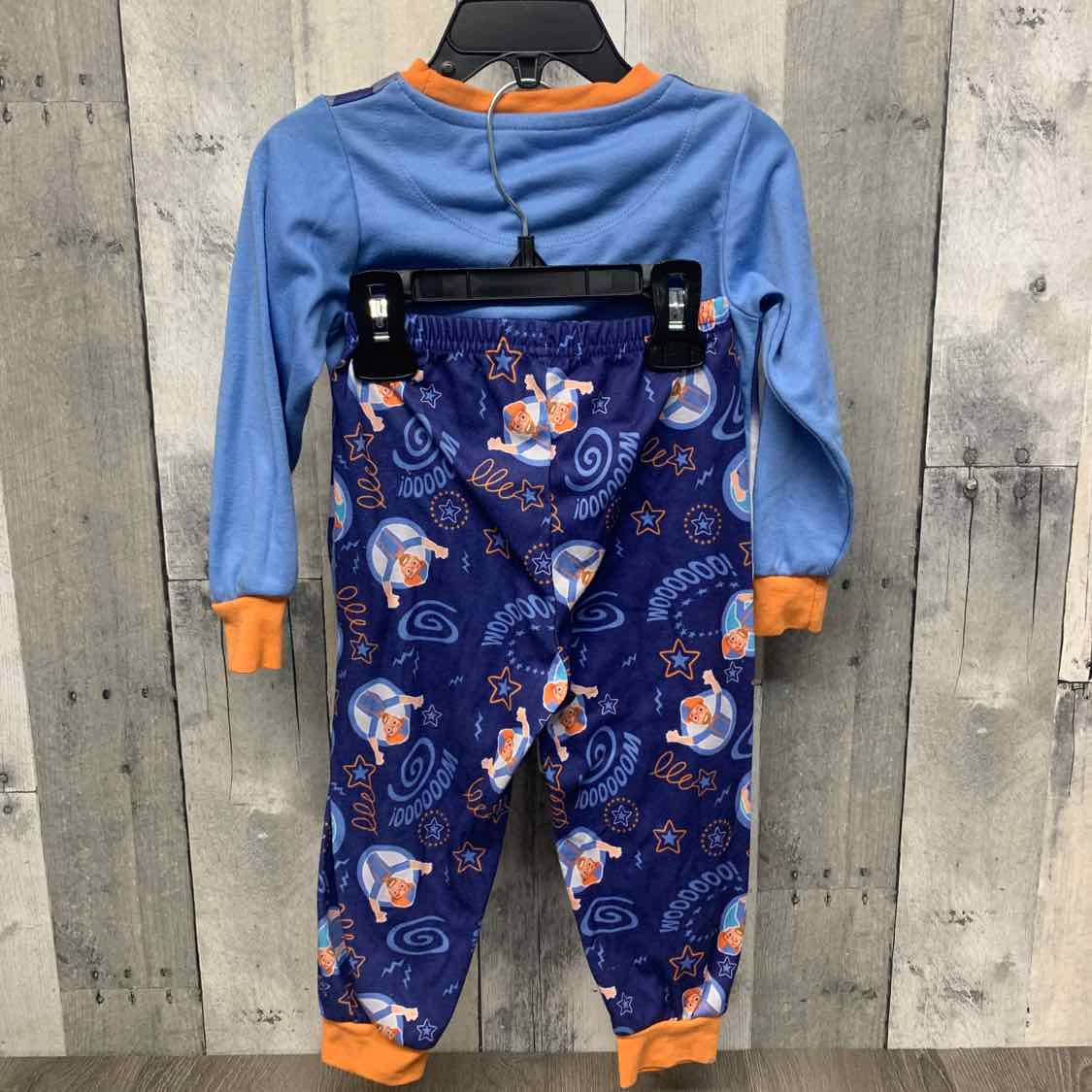 Size 3T Blue Graphic B Brand 2pc PJs