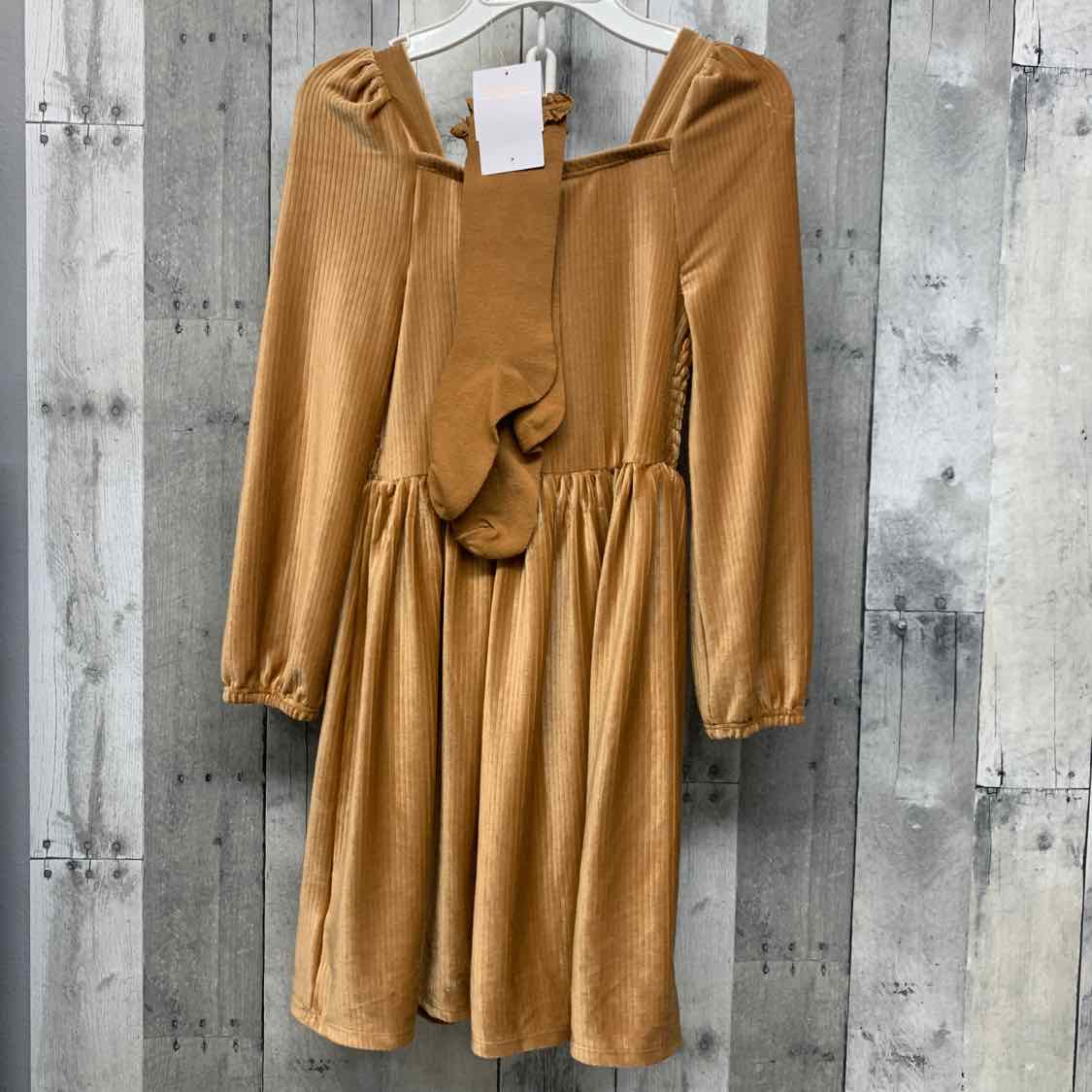 Size 8 Brown B Brand LS Dress