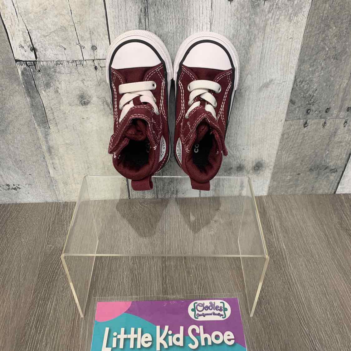 Size 5 Burgundy Converse Sneakers