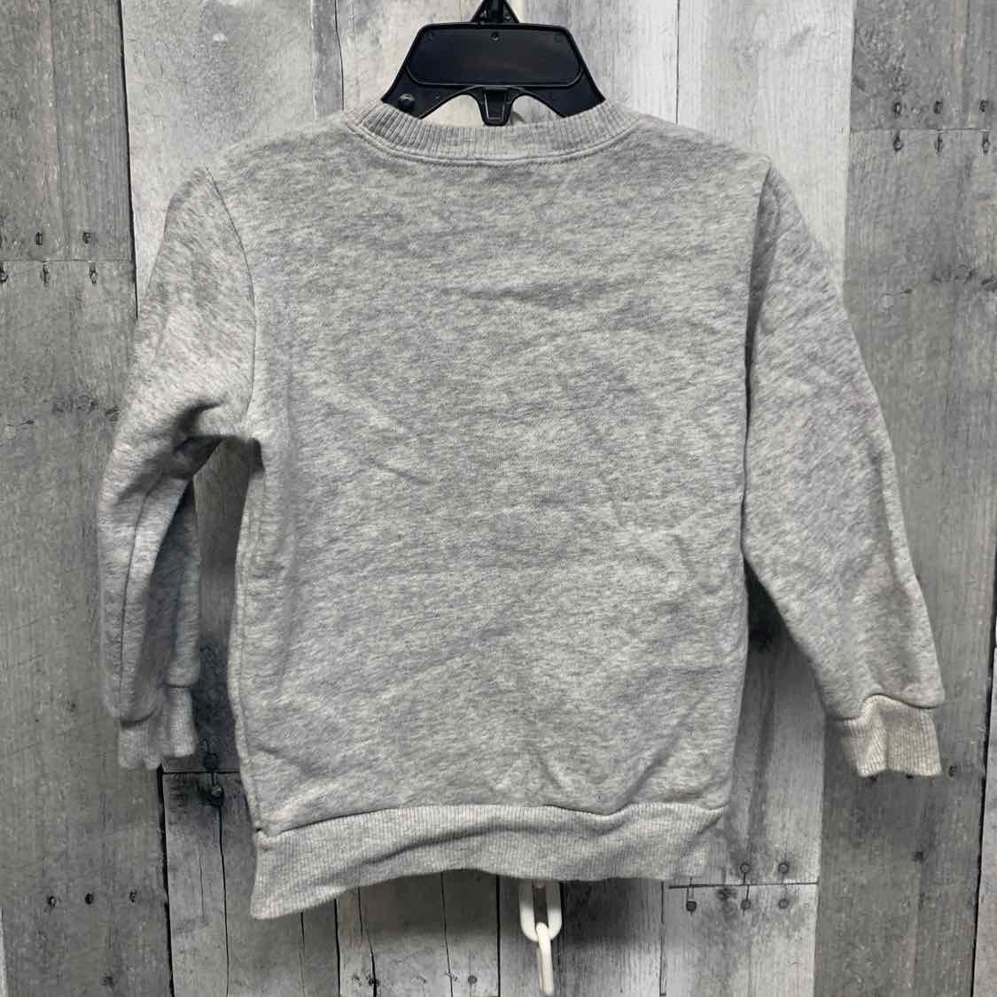 Size 2T Gray Print Carter's Sweat Shirt
