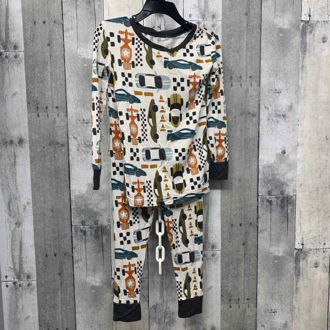 Size 3T White/Gray Little Sleepies 2pc PJs
