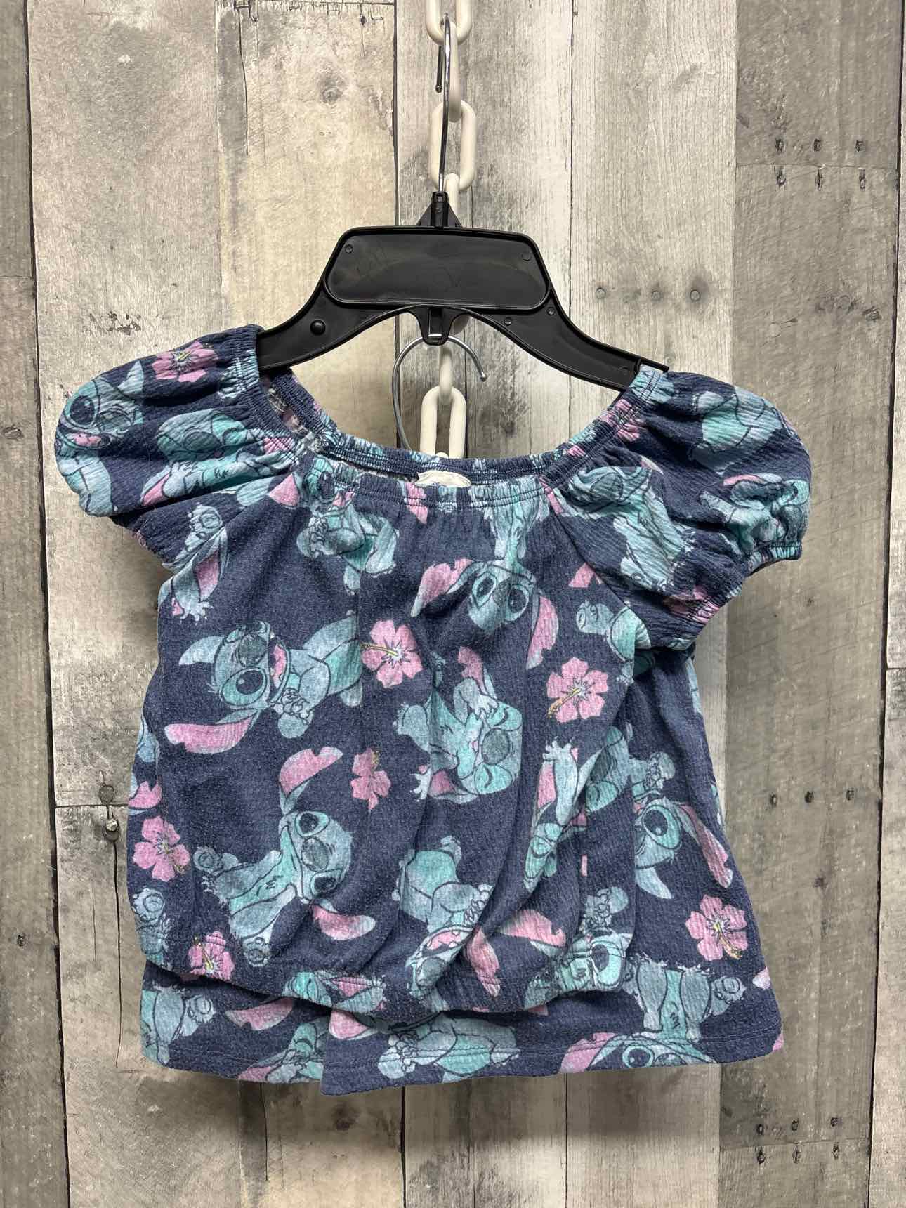 Size 5T Blue Graphic Disney Shirt/Skirt