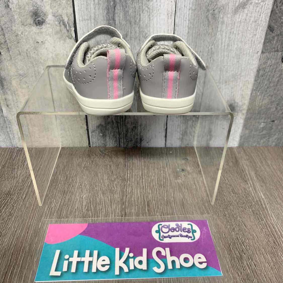 Size 2 Gray/Pink Sport Brand Sneakers