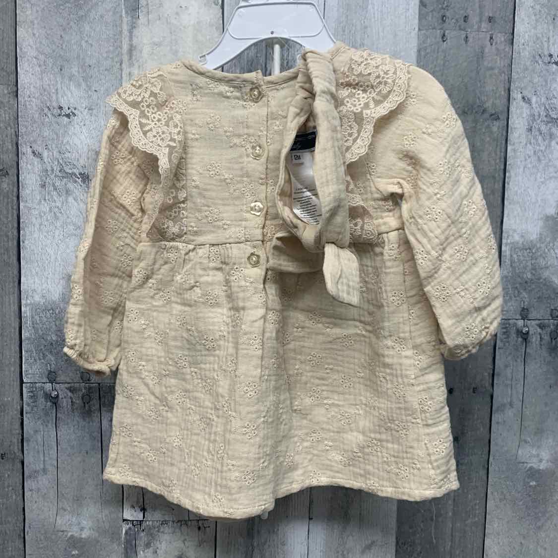 Size 12 Months Tan Mid Brand Dress