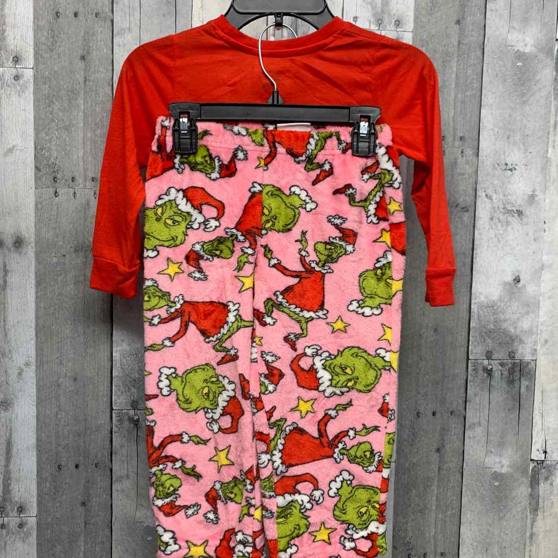 Size 4T Red/Pink B Brand 2pc PJs