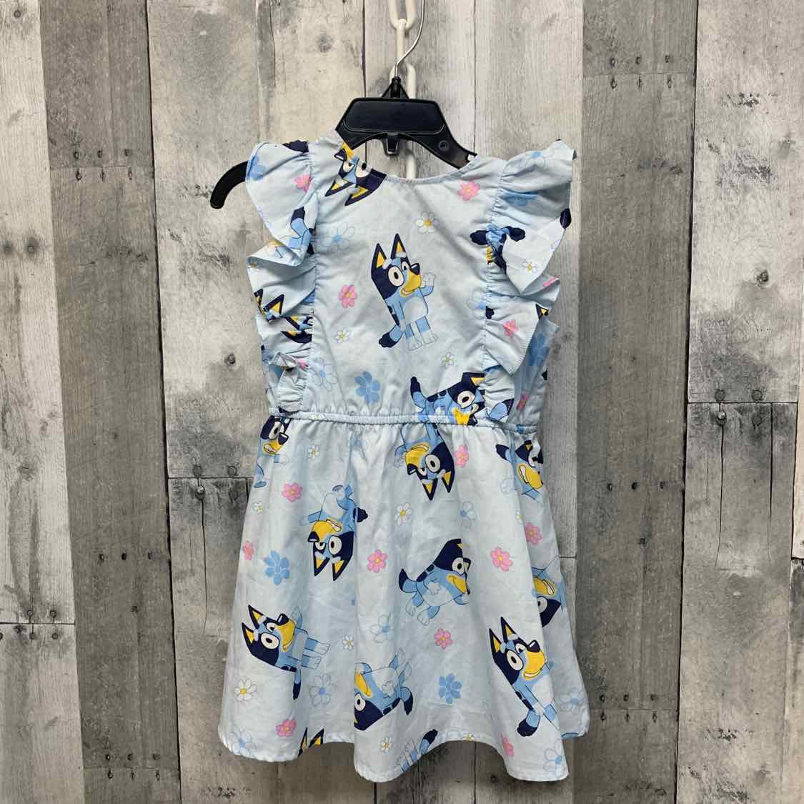 Size 4T Blue Print Disney Dress
