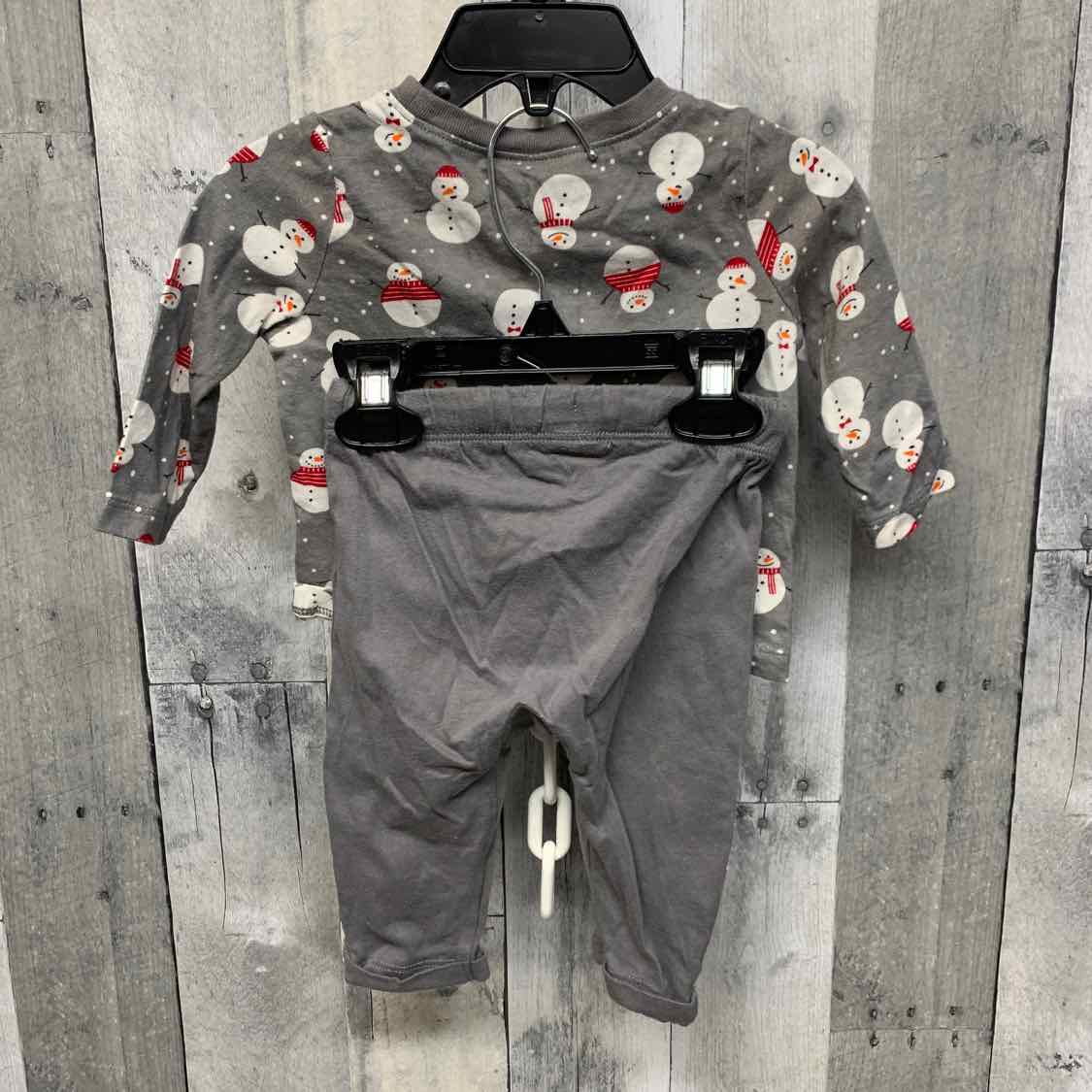 Size 3-6 Months Gray Print Old Navy Shirt/Pants
