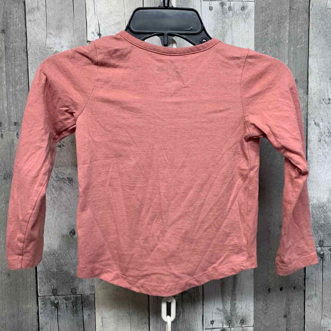 Size 5T Pink Graphic Disney Long Sleeve Shirt