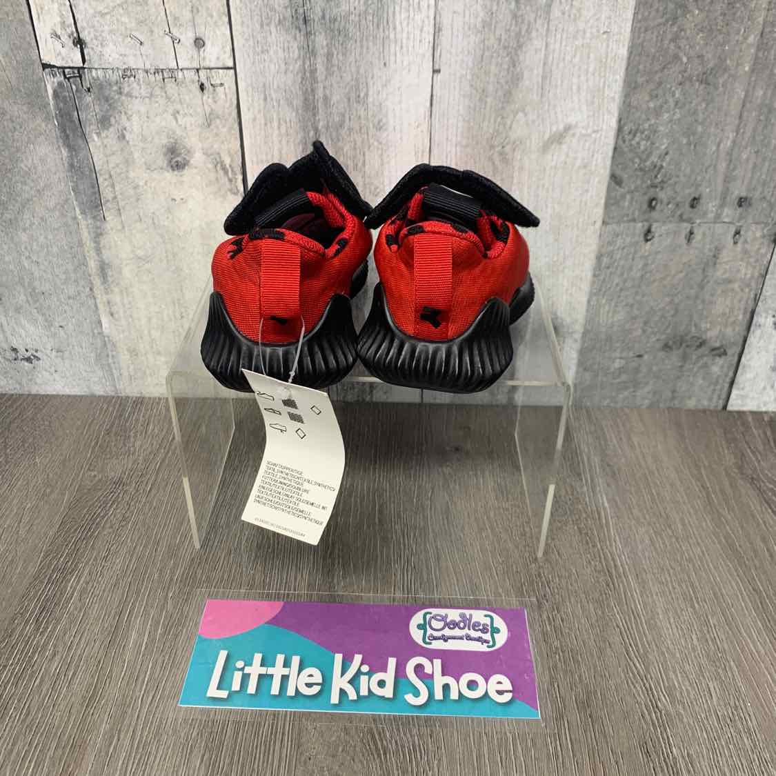 Size 6 Red/Black Sport Brand Sneakers