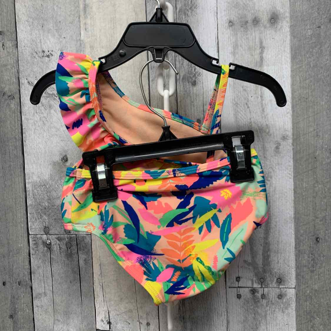 Size 3T Orange/Green Cat & Jack Swim Suit - 2pc+
