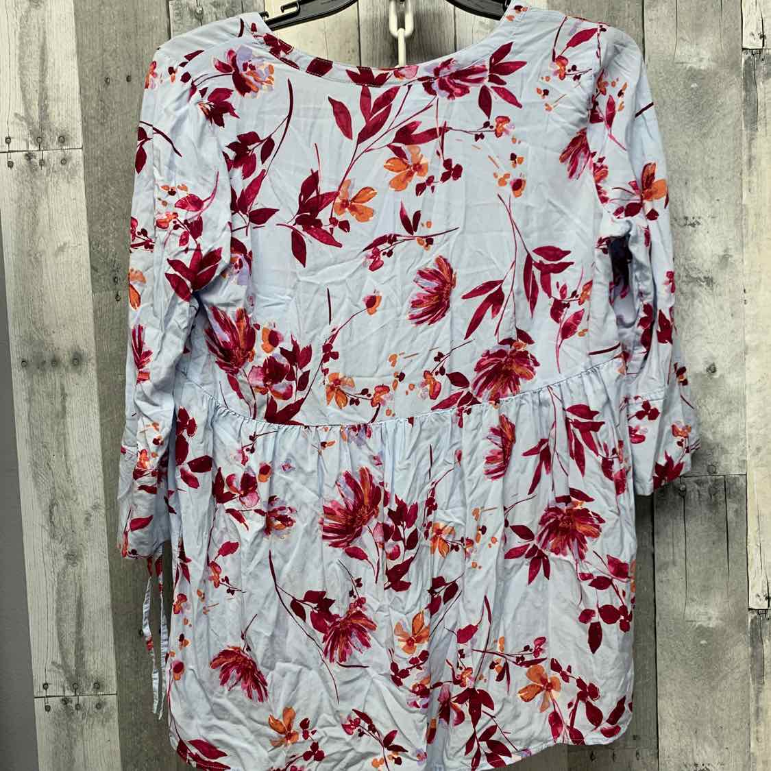 Size L Blue/Pink Motherhood Long Sleeve Top