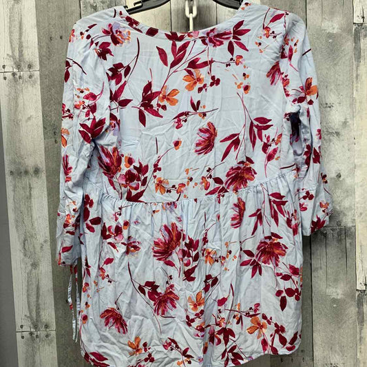 Size L Blue/Pink Motherhood Long Sleeve Top
