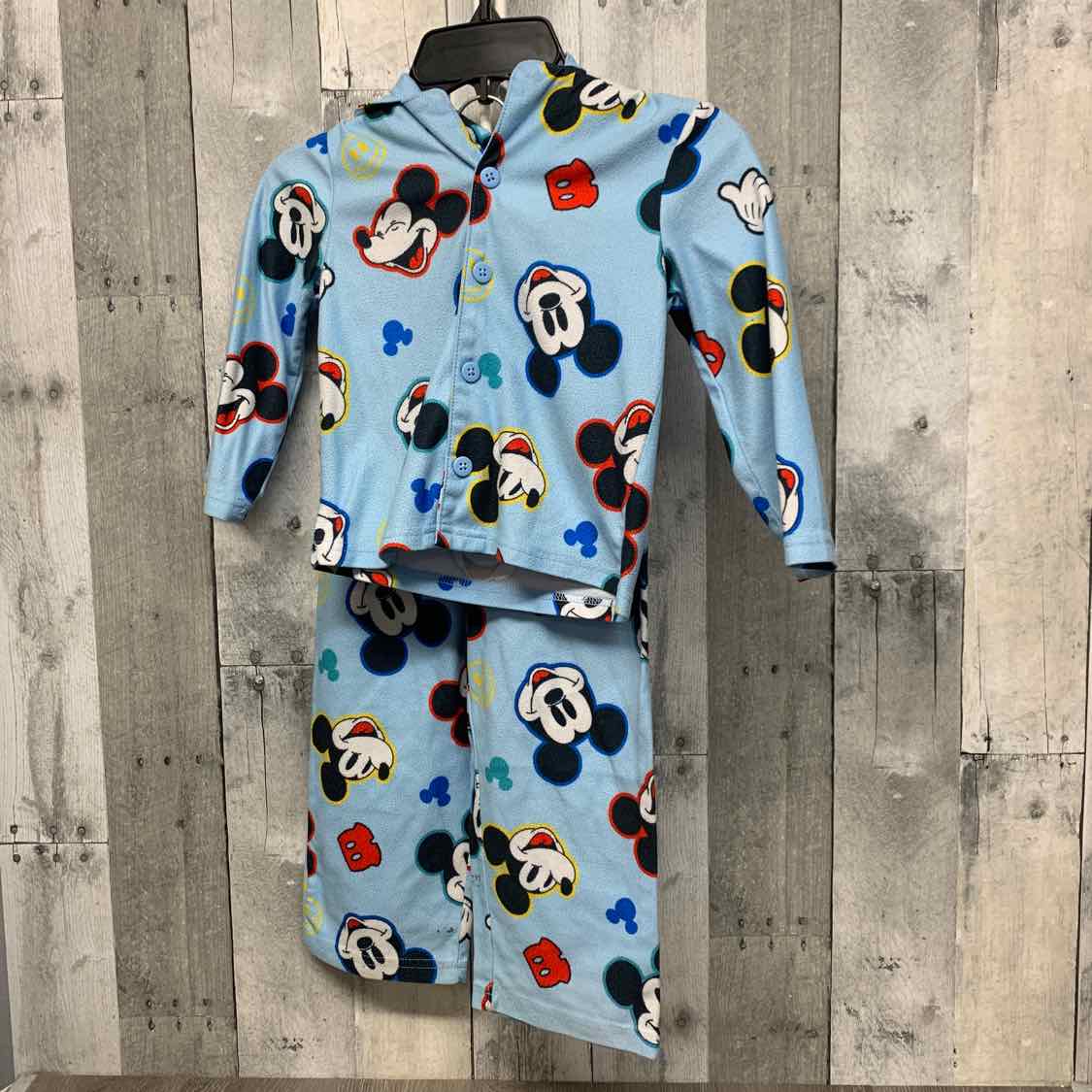 Size 4 Blue Print Disney 2pc PJs