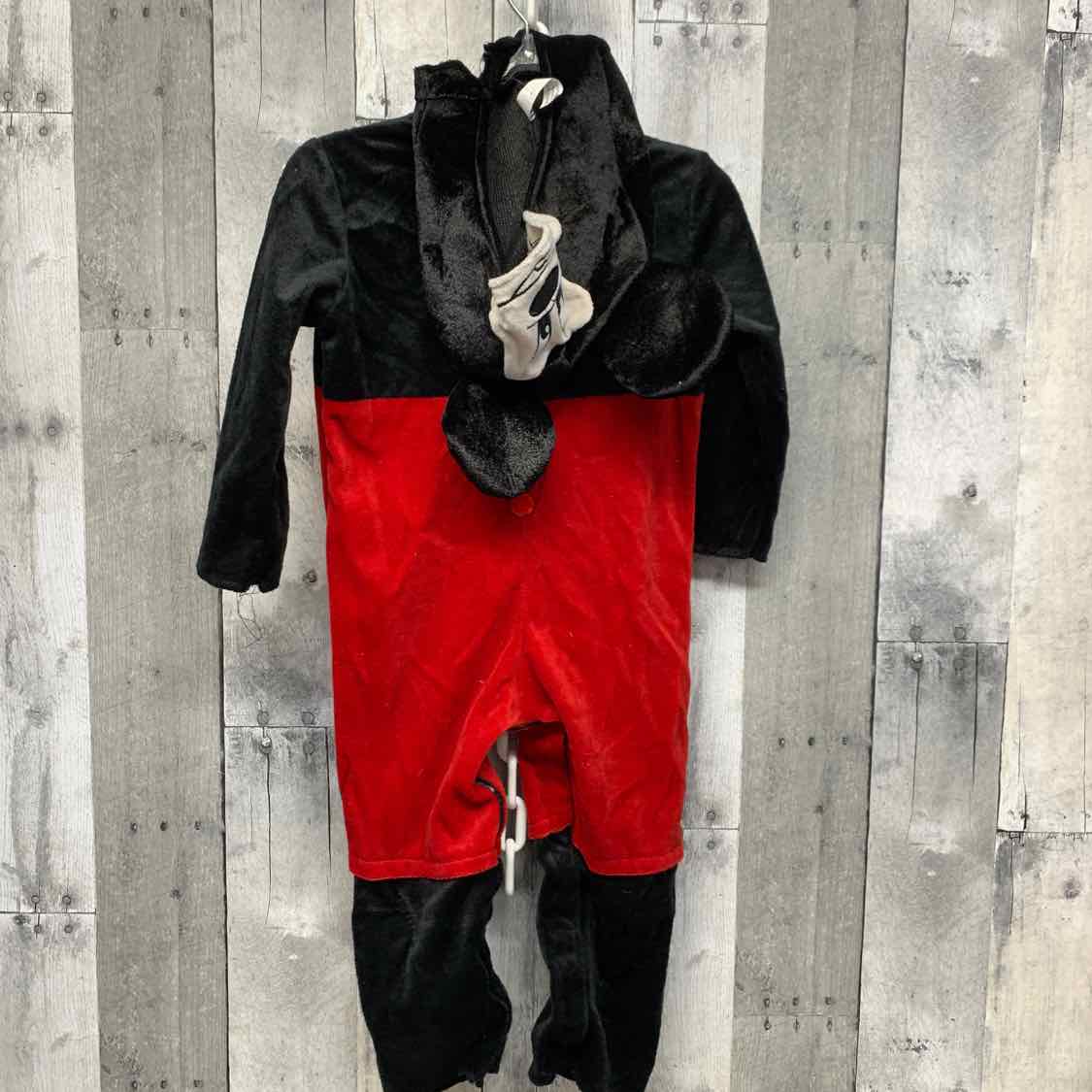 Disney Black/Red Size 2T Halloween Costume - Little Kid