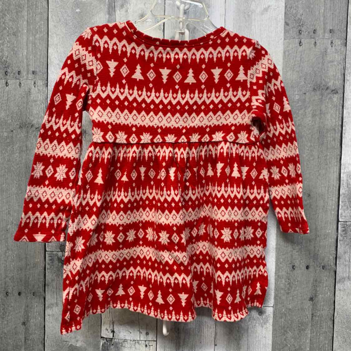 Size 3T Red Old Navy LS Dress