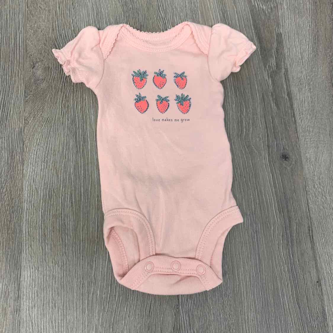 Size Preemie Pink Carter's Bodysuit