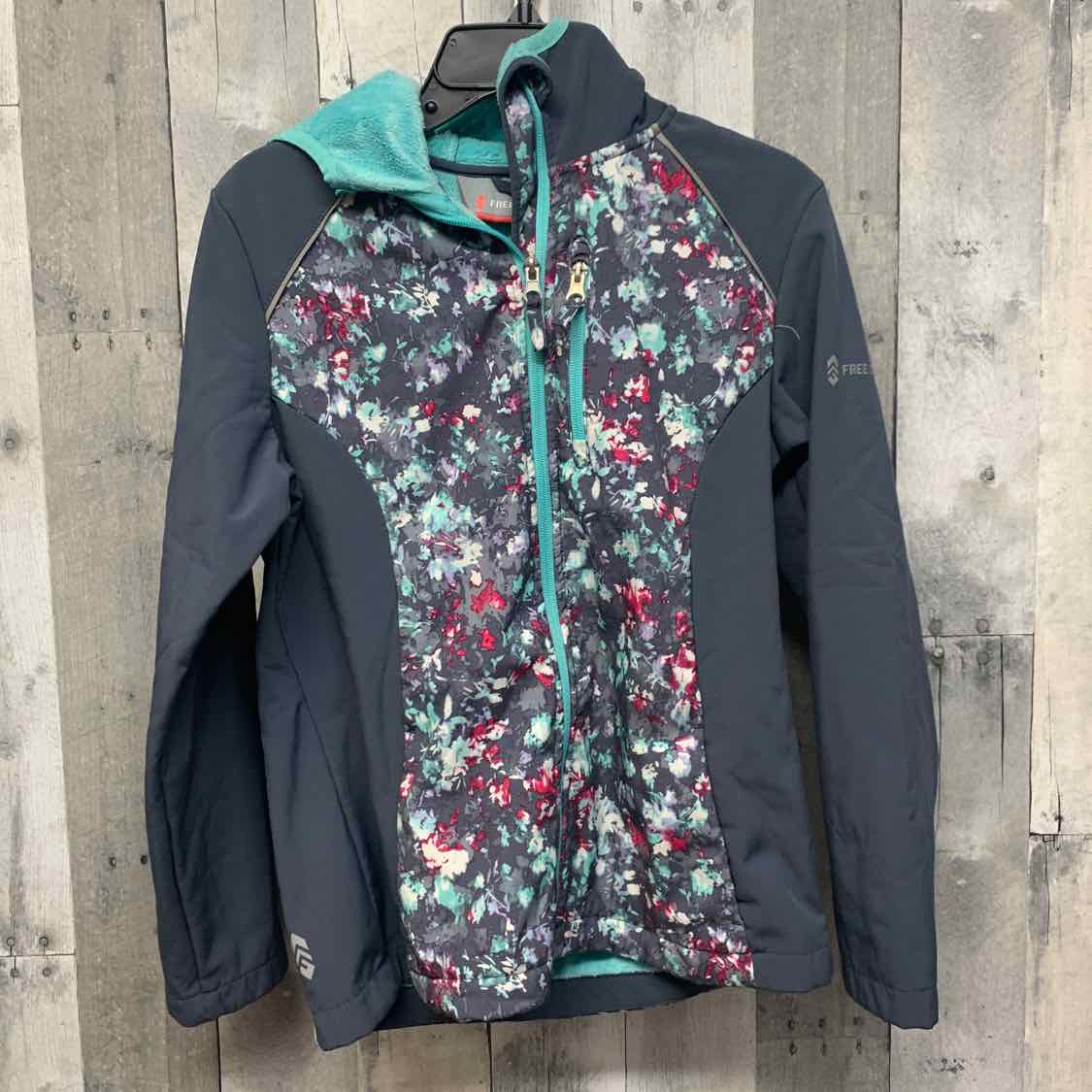Size XLarge Gray/Teal Free Country Heavy Jacket