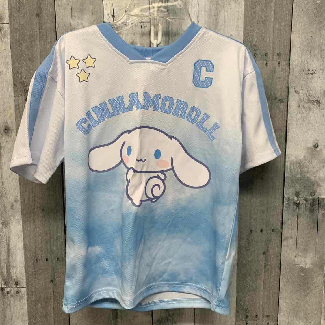 Size 10/12 Blue/White Hello Kitty T Shirt