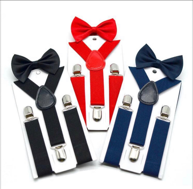 Suspenders w/ Bow Tie - OodlesCB