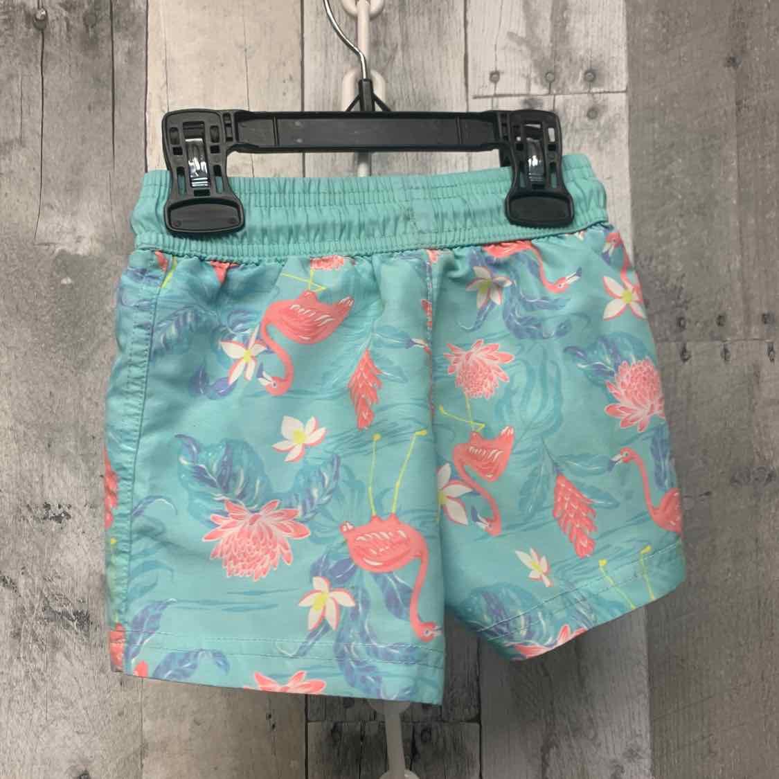 Size 12 Months Mint Camo Mid Brand Swim Trunks - OodlesCB