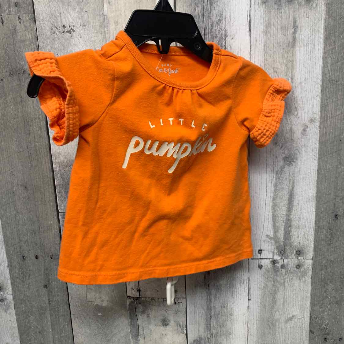 Size 6-9 Months Orange Graphic Cat & Jack T Shirt
