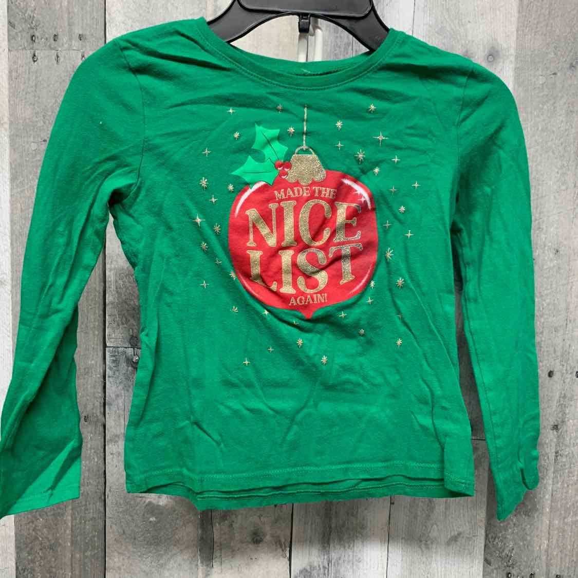 Size 5/6 Green Children's Place Long Sleeve Shirt