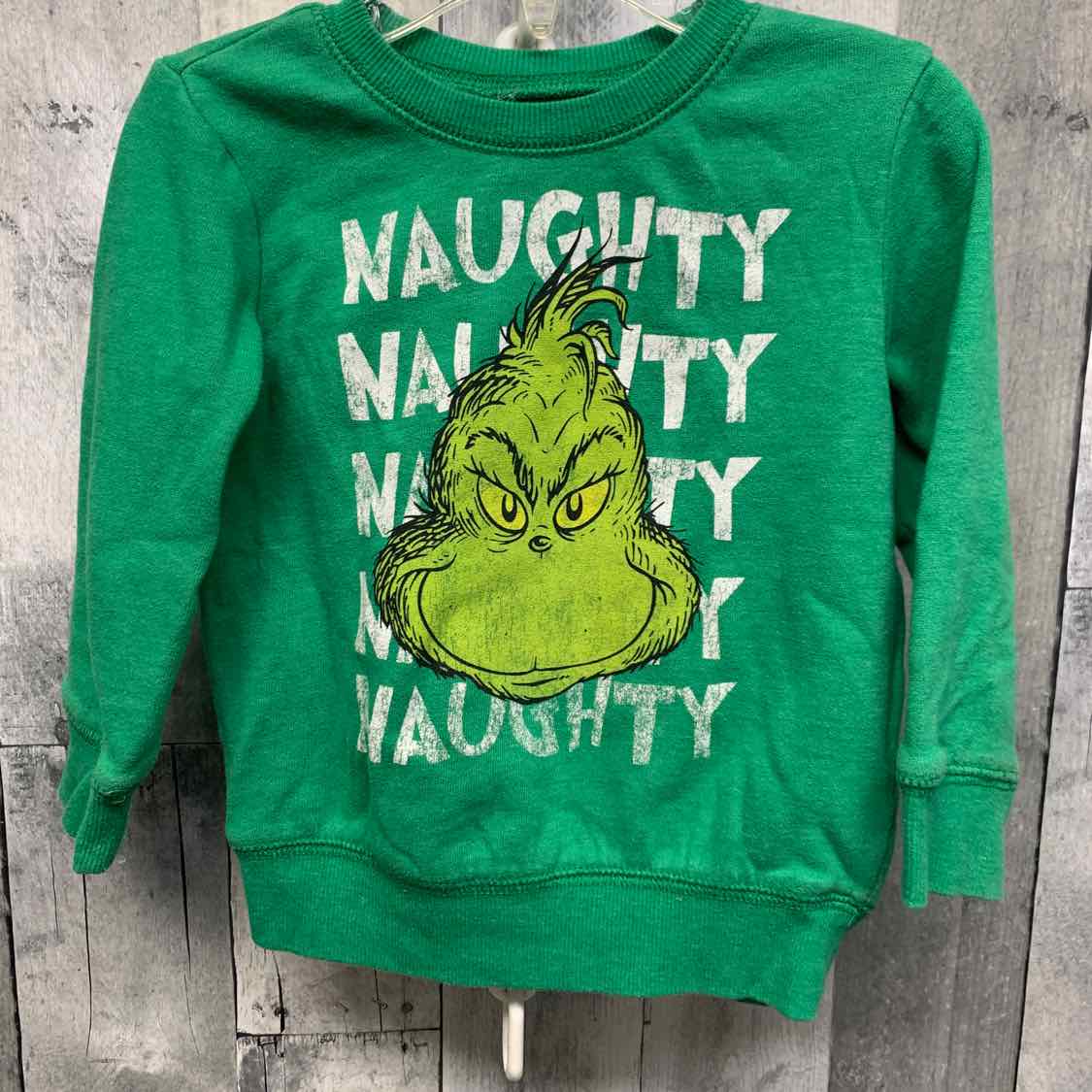 Size 2T Green Graphic Jumping Beans Sweat Shirt