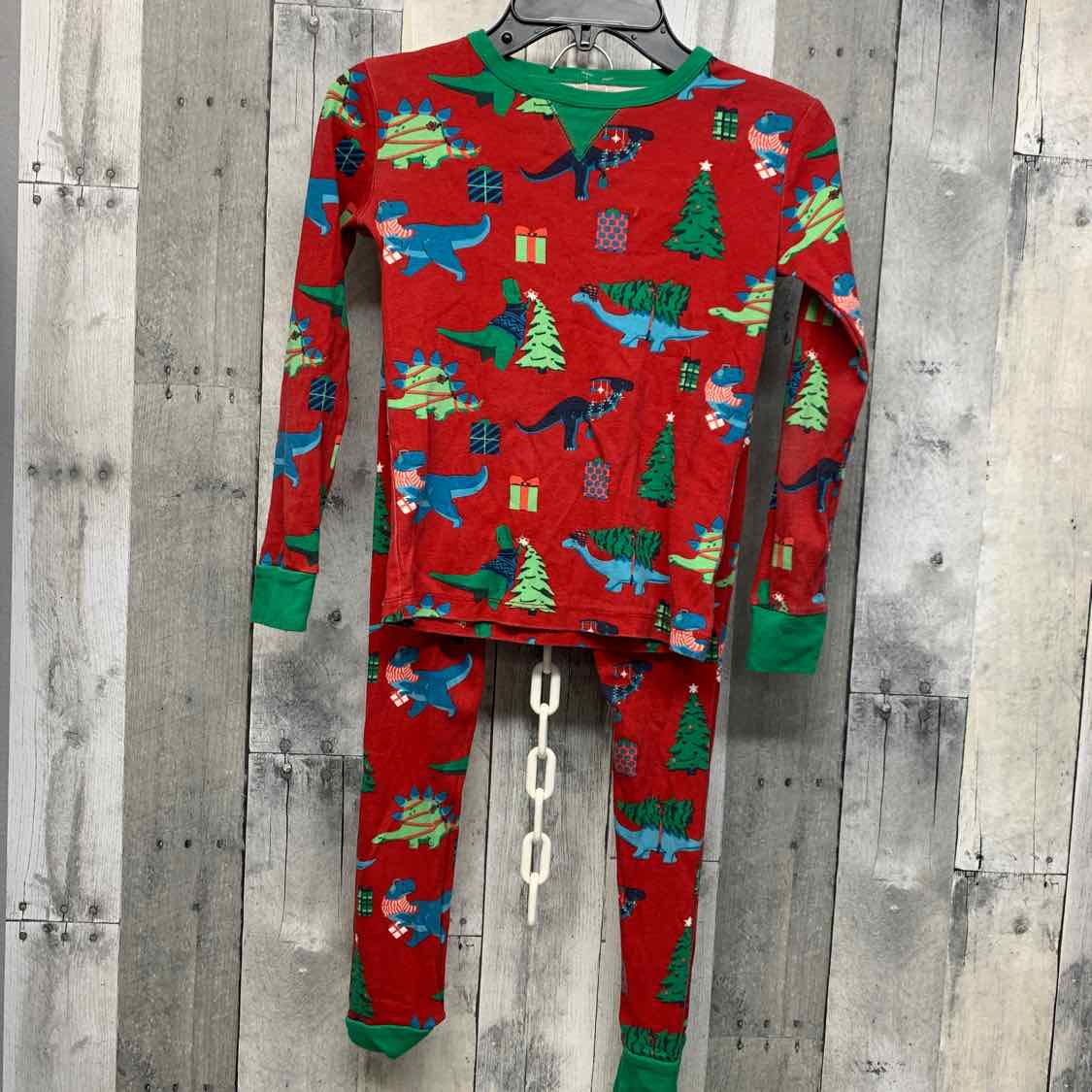 Size 8 Red/Green Holiday Brands 2pc PJs
