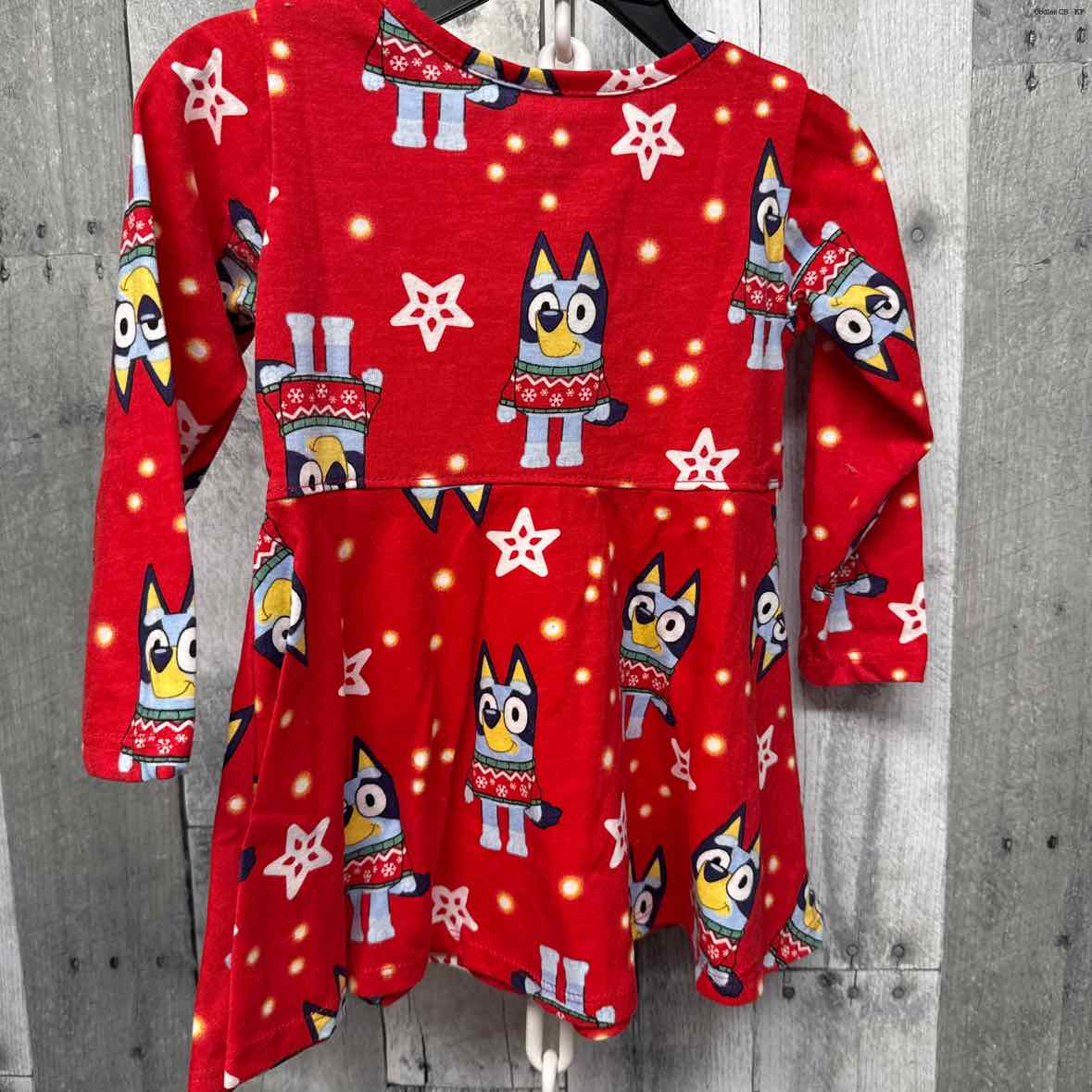 Size 18 Months Red/Blue Disney LS Dress