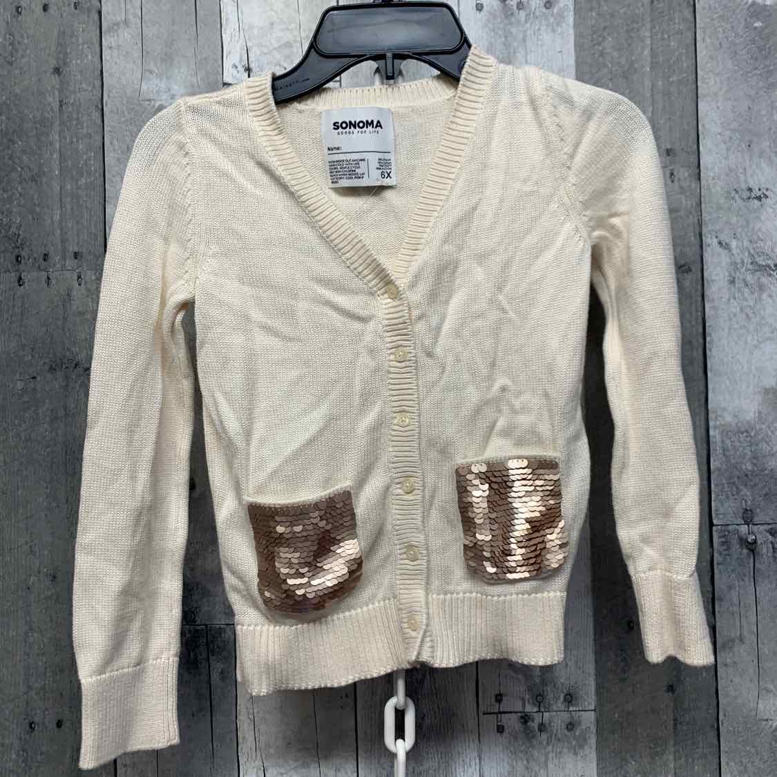 Size 6X Ivory Sonoma Cardigan