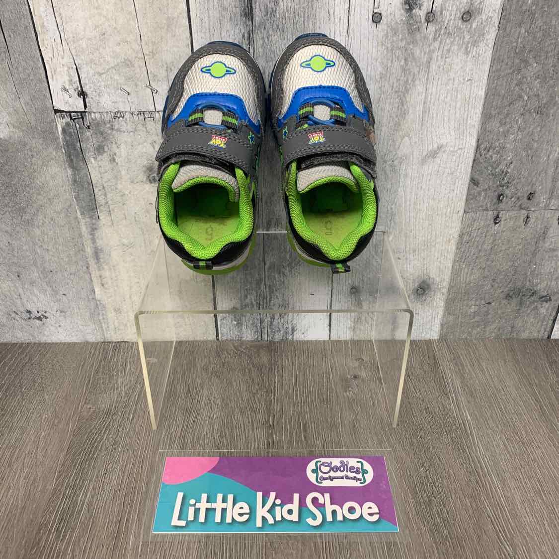Size 5 Gray/Green Disney Sneakers