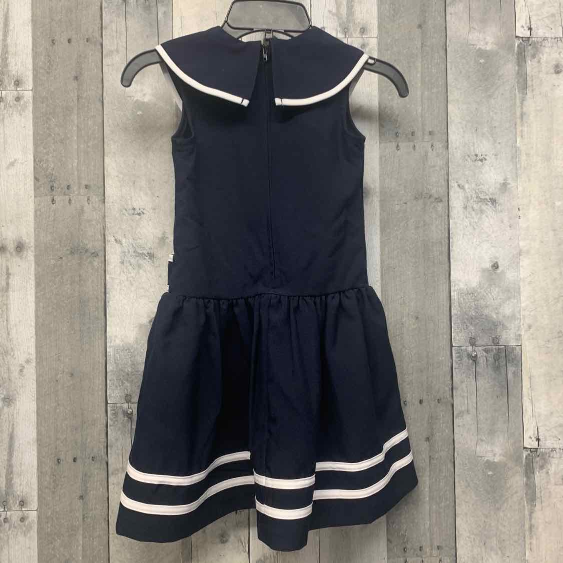 Size 5 Navy/White Bonnie Jean/Baby Dress