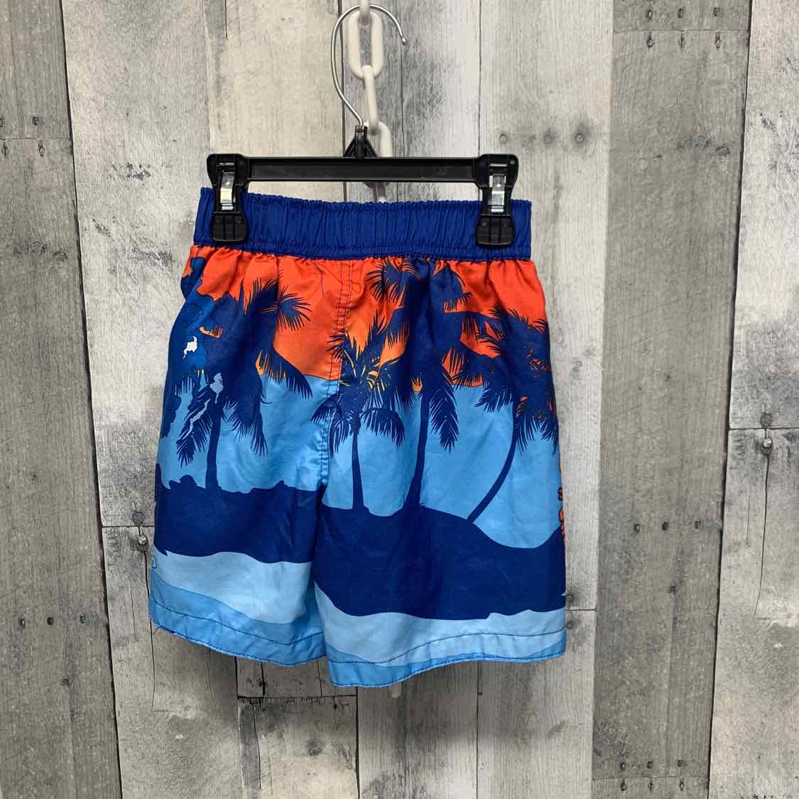 Size 2T Blue/Red Disney Swim Trunks