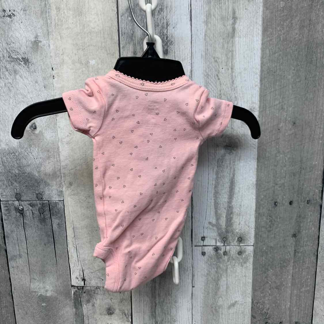 Size Preemie Pink Print Just One You Bodysuit
