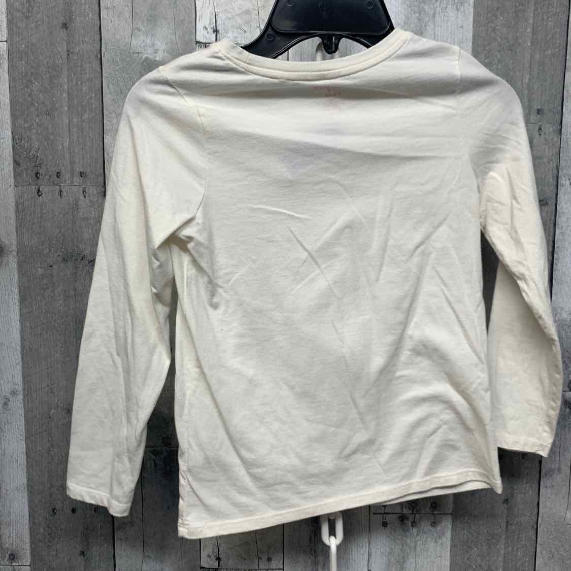 Size 6/6X White Graphic Cat & Jack Long Sleeve Shirt