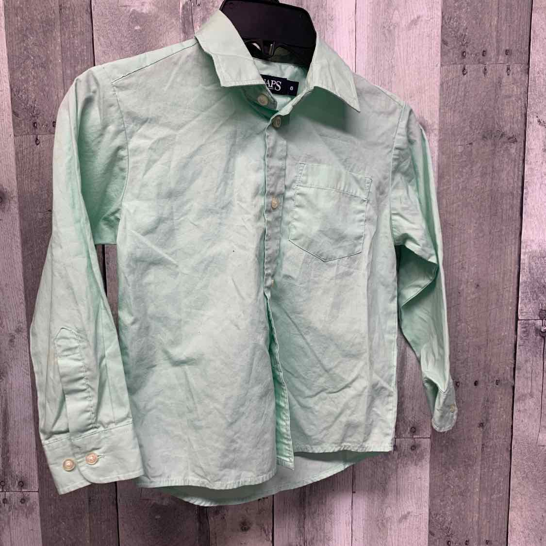 Size 6 Green Chaps Button Up