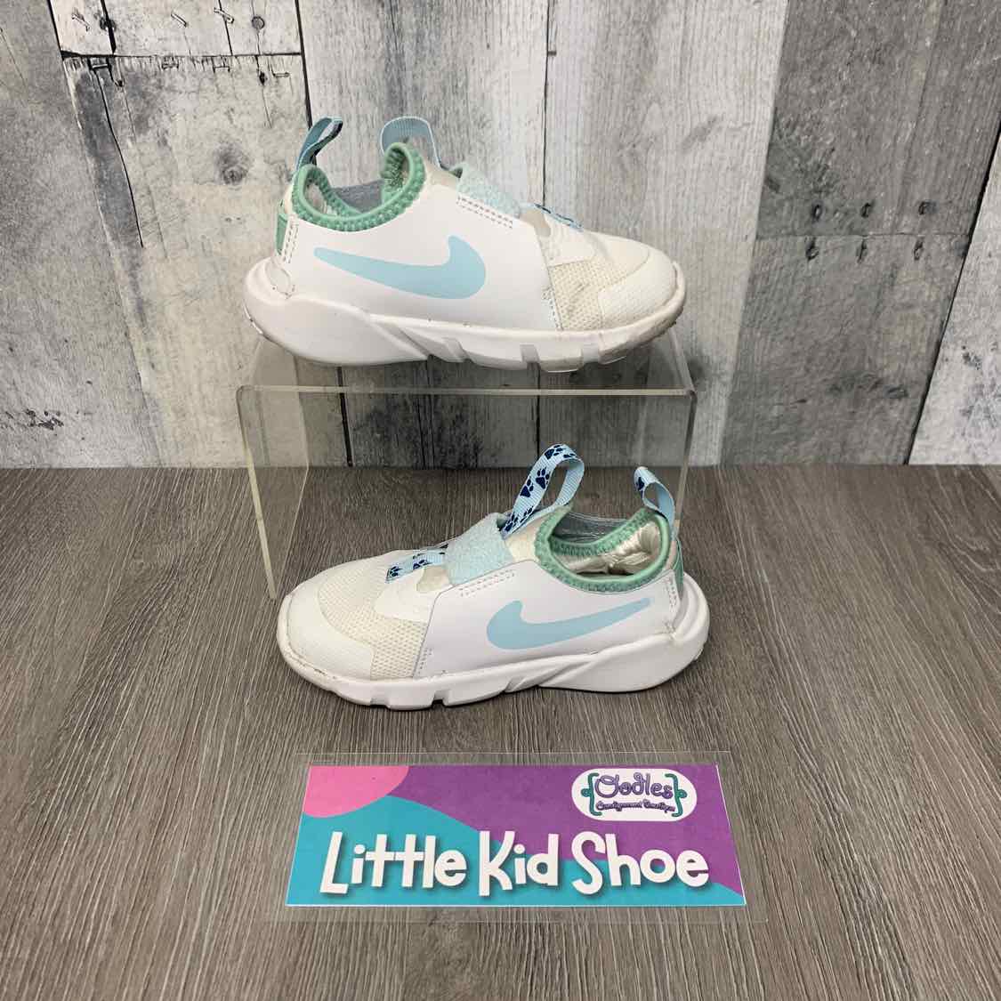 Size 9 White/Blue Sport Brand Sneakers